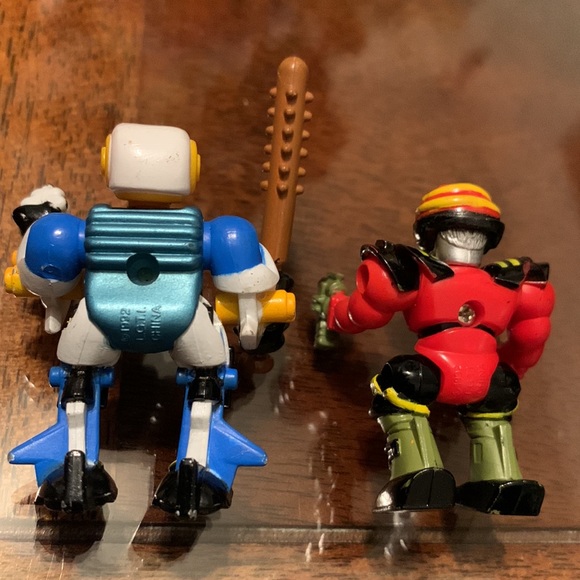 Vintage 1992 Zbots Micro Machines Malfactor & Homer Galoob Action Figure Z Bot - Picture 4 of 7